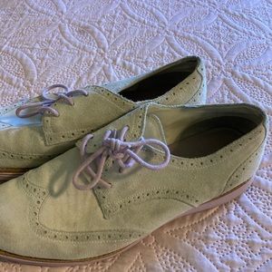 Cole Haan suede Oxford shoes